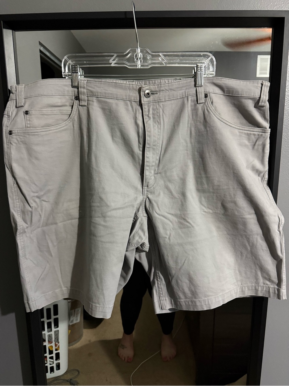 Duluth Trading Co Flex Ballroom Khaki Shorts